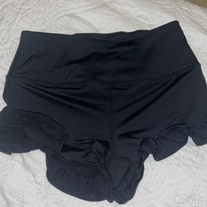 Plié all day ruffle shorts free people movement